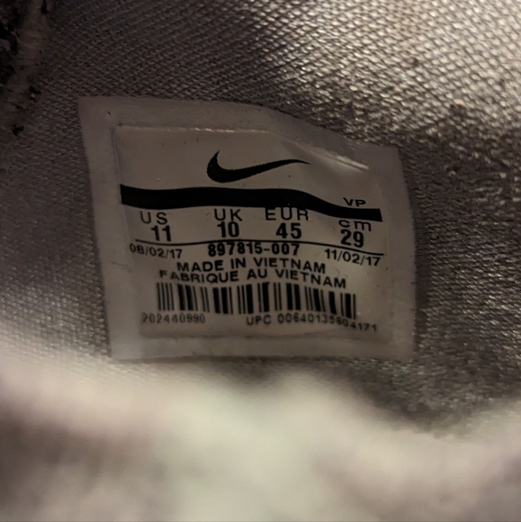 Nike Kevin Durant sneakers size 11 men's basketball and cross trainer grey - Picture 3 of 8